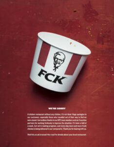 kfc fck marketing campaign